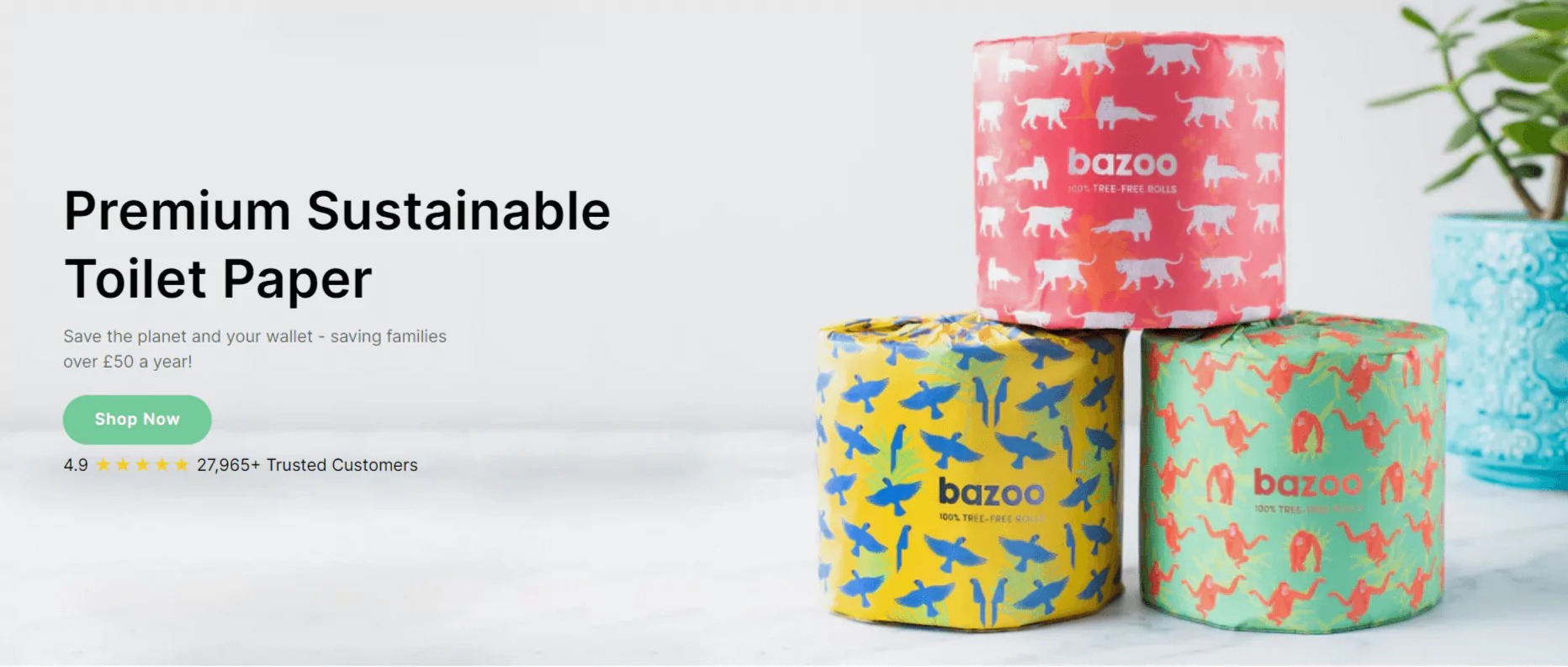 Bazoo Bamboo Toilet Paper In UK