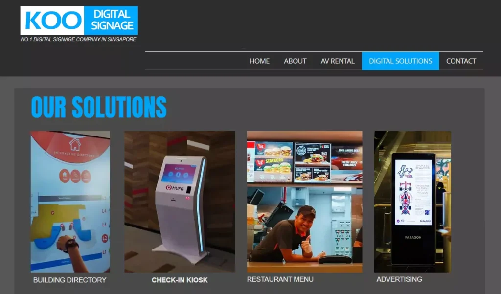 Koo Digital Signage Company In Singapore