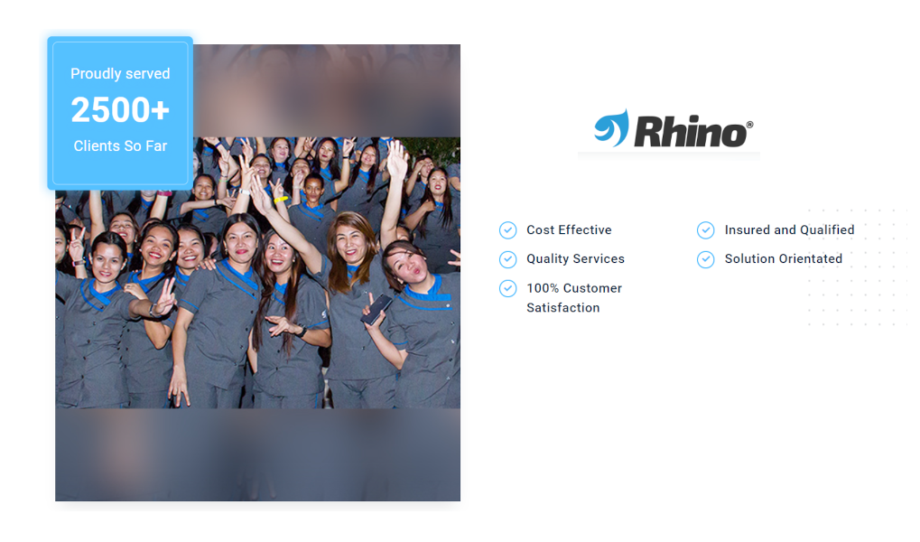 Rhino Cleaning Company in Dubai